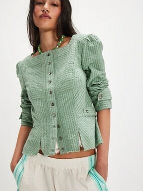 Free people Darcy Jacket in green